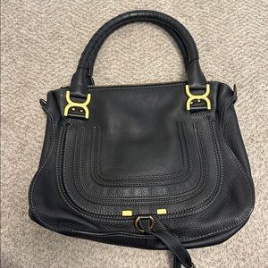Chloe Small Marcie Satchel Leather